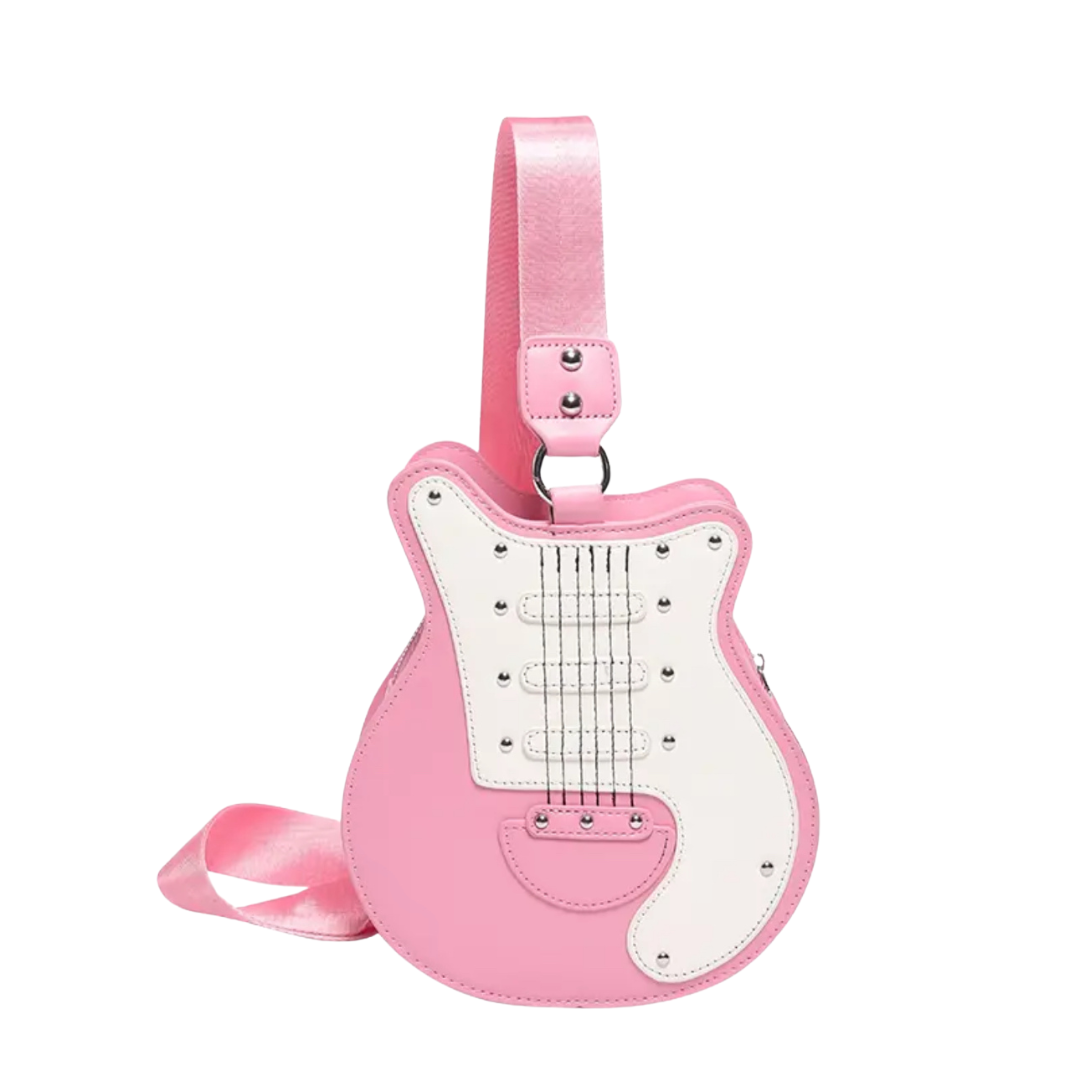 Guitar Shaped Crossbody Bag