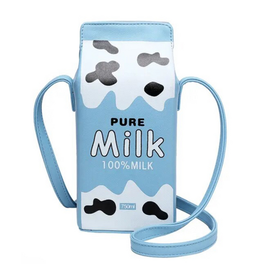Milk Carton Crossbody Bag