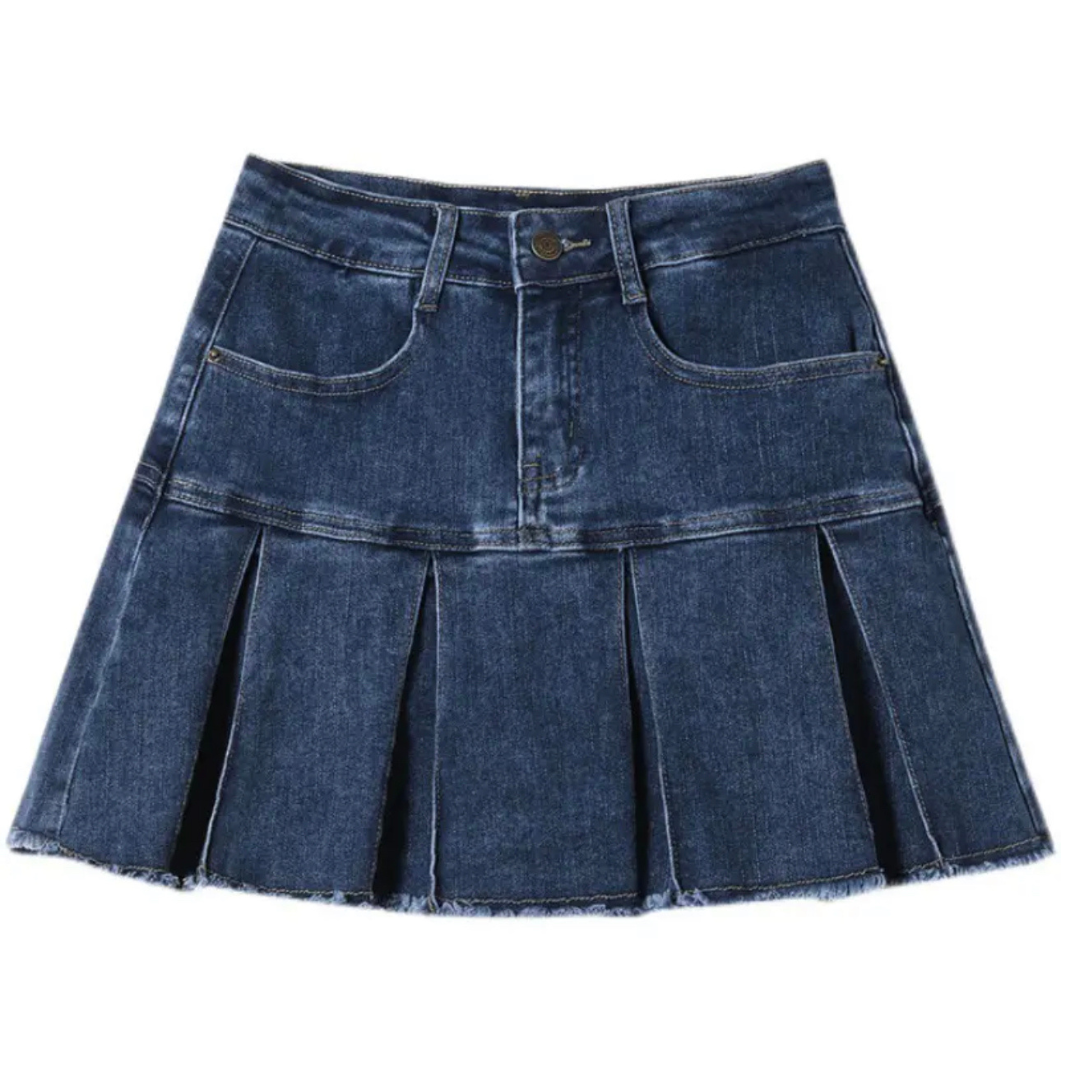 Womens Plus/Juniors Mid Waist Below Knee Length Denim Skirt in Pencil  Silhouette #Ad #Waist, #paid, #Knee, #Mid | Denim skirts knee length, Denim  skirt, Skirts